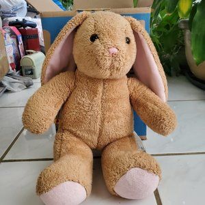Build A Bear Brown Bunny Plush 18” 2013 Retired Soft.